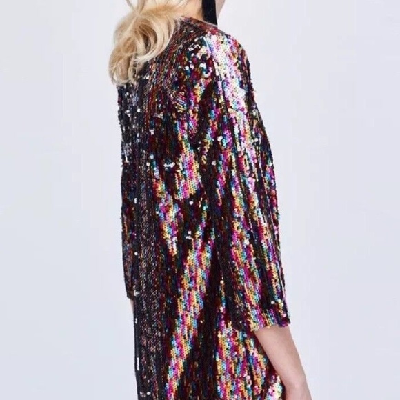 Zara Basic Collection Multi Color Mini Sequinned - Picture 4 of 8